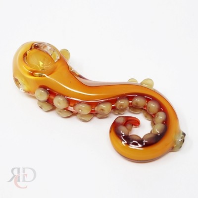 GLASS PIPE GOLD FANCY OCTOPUS GP7503 1CT